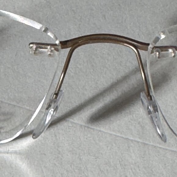 Silhouette Rimless Eyeglasses Gold & Black Frame Only Unisex Titanium 4412 52-17 - Picture 14 of 14